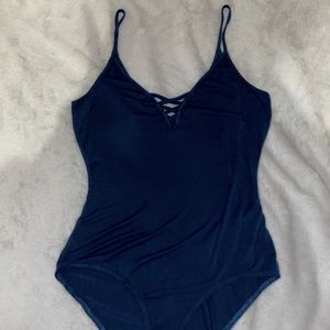 Blue One Piece Tank Top